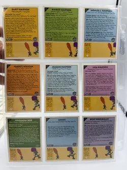1993 SkyBox Simpsons Series 1 COMPLETE Master Set 1-80 10 Tattoos +9 Wiggle NM/M - Image 3