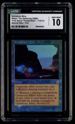 ***CGC 10 FOIL Gemstone Mine*** MTG Time Spiral Magic Kid Icarus - Image 1