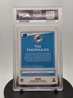 Tua Tagovailoa 2020 Panini Donruss Optic - Rated Rookies #152 Holo Prizm PSA 10 - Image 4
