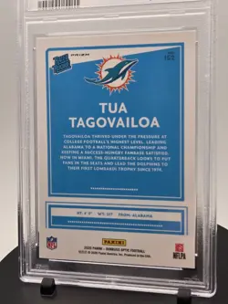 Tua Tagovailoa 2020 Panini Donruss Optic - Rated Rookies #152 Holo Prizm PSA 10 - Image 5