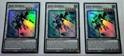Yugioh! 3x Junk Speeder 1st Ed. RA01-EN032 Super Rare play set 25th - Image 1