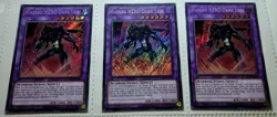 Yugioh! 3x Masked Hero Dark Law 1st Ed.engl. RA01-EN25 Secret Rare play set 25th - Image 1