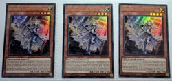Yugioh! 3x Dogmatika Ecclesia Ed. RA01-EN020 Ultra Rare play set 25th - Image 1