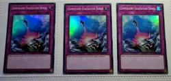 Yugioh! 3x Compulsory Evacuation D. 1st Ed. engl. RA01-EN069 Super Rare play set - Image 1