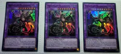 Yugioh! 3x Predaplant Dragostapelia 1st Ed. RA01-EN027 Super Rare play set 25th - Image 1