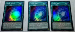 Yugioh! 3x Chaos Space 1.Ed. RA01-EN065 Super Rare play set 25th - Image 1