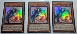 Yugioh! 3x Fairy Tale Luna 1st Ed. RA01-EN009 Ultra Rare play set 25th - Image 1