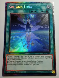 Yugioh! TCG Sol and Luna 1.Ed RA02-EN068 Collector's Rare 25th - Image 1