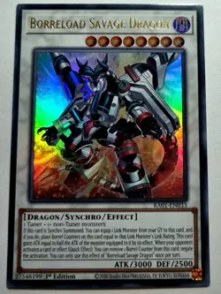 Yugioh! Borreload Savage Dragon 1st Ed engl. RA01-EN033 Ultra Rare 25th Anniv. - Image 1