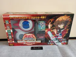 Yu-Gi-Oh GX Duel Disk Osiris Red Set w/ Bonus Cards & Sleeves Konami BANDAI New - Image 1