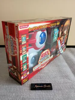 Yu-Gi-Oh GX Duel Disk Osiris Red Set w/ Bonus Cards & Sleeves Konami BANDAI New - Image 2