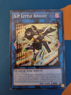 Yu-Gi-Oh! Konami S:P Little Knight AGOV-EN046 Age of Overlord Secret Foil 1st - Image 3