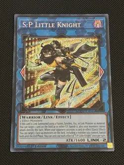 Yugioh! S:P Little Knight AGOV-EN046 Age Of Overlord 1st Edition Secret Rare NM - Image 1