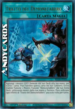 TRATTO DEL DEMONEFABBRO (Fiendsmith's Tract) Ultra R • BLGG IT125 • 1Ed • Yugioh - Image 1