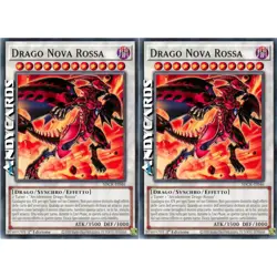 2x DRAGO NOVA ROSSA • (Red Nova Dragon) • Comune • SDCK IT046 • 1Ed • Yugioh! - Image 1