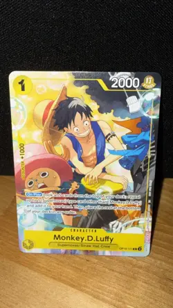 Monkey.D.Luffy One Piece Promo Card Full Art Welcome Pack 2026 #OP10-111 - Image 1
