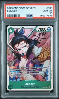 2025 ONE PIECE OP10-ROYAL BLOOD 030 SMOKER PSA 10 - Image 1