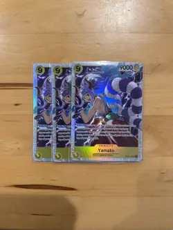 One Piece Yamato OP04-112 NM SR English x3 - Image 1