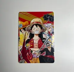 PREORDER Luffy Zoro One Piece Natsucomi 2022 Eiichiro Oda Double Sticker Japan - Image 1