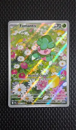 Fomantis 085/084 Illustration Rare Pokemon TCG Pitch Black ME05 English NM IR - Image 1