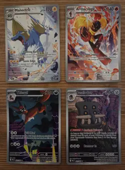 Lot Of (4) Pokemon Full Art Illustration Rare Cards - Pitch Black - Near Mint - Image 1