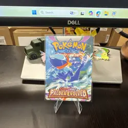 Pokemon Paldea Evolved TRAINERS TIPS CARD Build-n-Battle Prerelease Quaquaval Fr - Image 2
