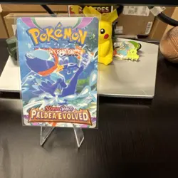 Pokemon Paldea Evolved TRAINERS TIPS CARD Build-n-Battle Prerelease Quaquaval Fr - Image 5