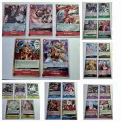 One Piece TCG Awakening of the new Era OP05 engl.Rare Foil set all 26 cards NM/M - Image 1