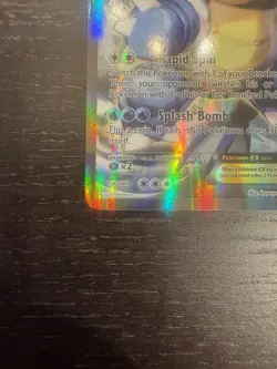 Pokemon TCG Card - Blastoise EX XY122 Black Star Promo Full Art XY Holo Rare - Image 5