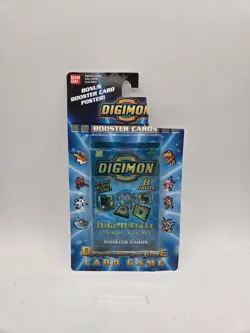 Vintage Digimon Series 1 Booster Card Lot - 1 Sealed Blister + 3 Loose Packs - Image 2