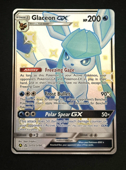 Glaceon GX sv55/sv94 Shiny Card From Hidden Fates In Nm Condition - Image 1
