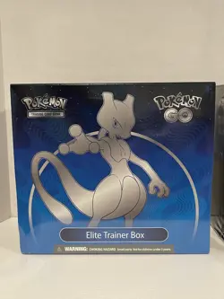 Pokemon Go Trading Card Game ELITE TRAINER BOX Factory Sealed FOIL PROMO MEWTWO - Image 1