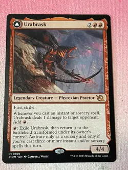 Urabrask / The Great Work MTG MOM Booster Fresh - Image 1