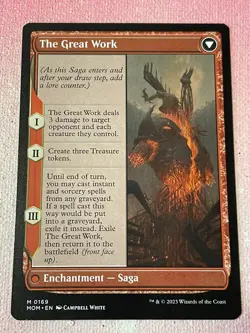 Urabrask / The Great Work MTG MOM Booster Fresh - Image 2