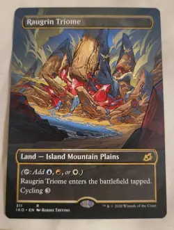 MTG Raugrin Triome Showcase Ikoria: Lair of Behemoths IKO #311 Non-Foil NM - Image 1
