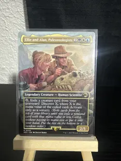 Ellie and Alan, Paleontologists (Borderless) MTG Jurassic World Regular NM Magic - Image 1