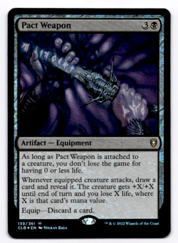 Pact Weapon CLB 139 - Foil - NM - Magic the Gathering - Image 1
