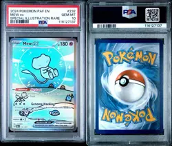 PSA 10 💎 Gem MINT - Mew EX Paldean Fates Bubble Mew 232/091 Pokemon - Image 3
