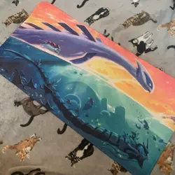 Lugia Rubber Playmat Play Mat Tcg Trading Card Game Pokemon Desk Pad Mouse - Image 1