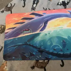 Lugia Rubber Playmat Play Mat Tcg Trading Card Game Pokemon Desk Pad Mouse - Image 2