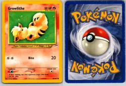 GROWLITHE 68/105 N4 NEO DESTINY UNLIMITED POKEMON CARD TCG HP 2002 - Image 1