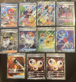 Pokemon Playables Lot Trainers Dawn Rosa Energy Recycler Ogerpon Pecharunt - Image 1