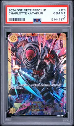 Charlotte Katakuri 123 One Piece Japanese PSA 10 - Image 1