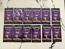 Pokemon Trick or Trade Booster Packs 12 Gengar Pikachu English TCG Sealed - Image 1