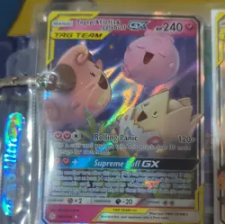 Pokemon Company Togepi & Cleffa & Igglybuff GX 143/236 PSA Holo Ultra Rare - Image 1
