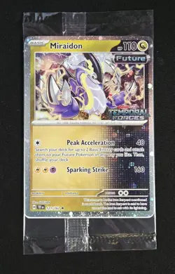 Miraidon 121/162 Pokemon Best Buy Exclusive Promo Stamped Cosmos Holo New Sealed - Image 1