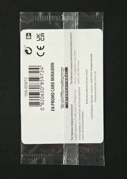 Miraidon 121/162 Pokemon Best Buy Exclusive Promo Stamped Cosmos Holo New Sealed - Image 2