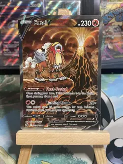 Entei v Crown Zenith Galarian Gallery Holo Ultra Rare Pokemon TCG GG36/GG70 NM - Image 1