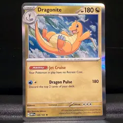 Dragonite 149/165 Pokemon Scarlet & Violet 151 Holo Rare Card NM - Image 1