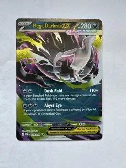Nintendo Pokemon TCG Mega Darkrai EX 048/084 Pitch Black Holo Rare - Image 1